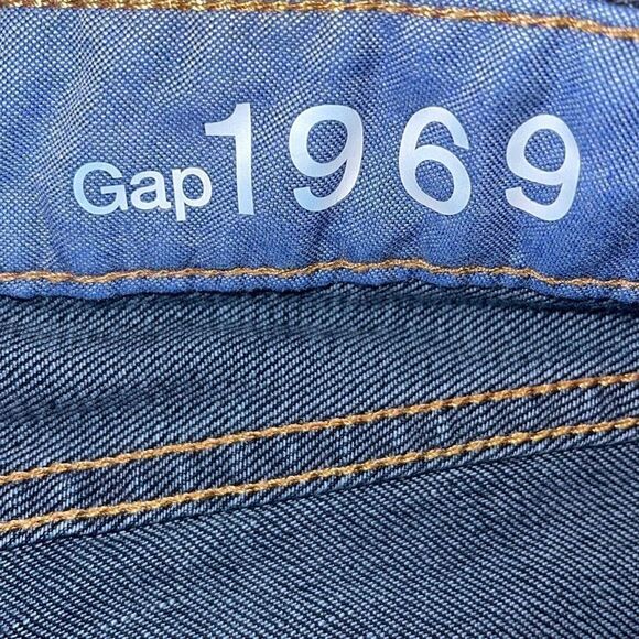 GAP 1969 Womens Low Rise Always Skinny Stretch Denim Jeans Dark Wash Size 28 - Picture 8 of 11